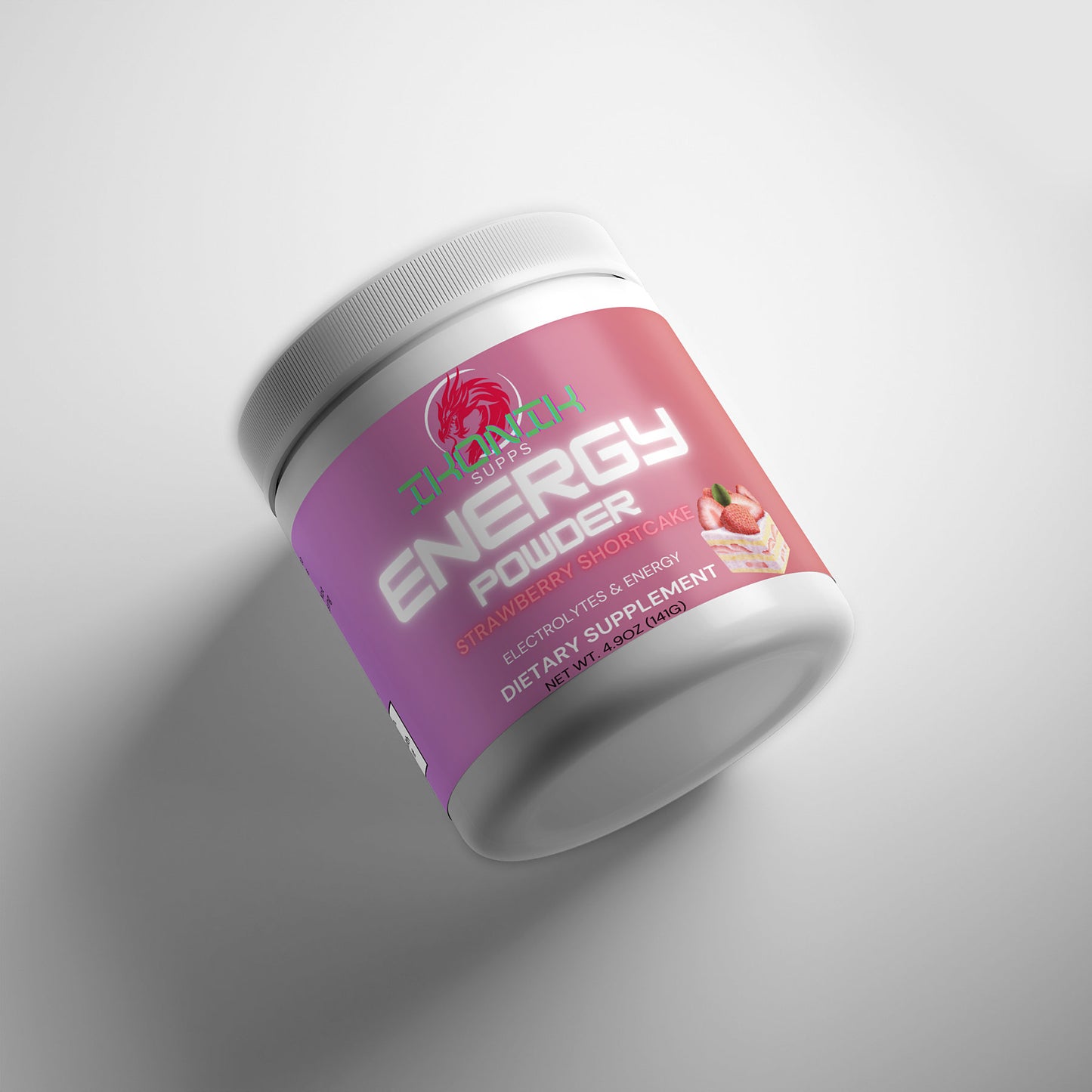 Energy Powder (Strawberry Shortcake)