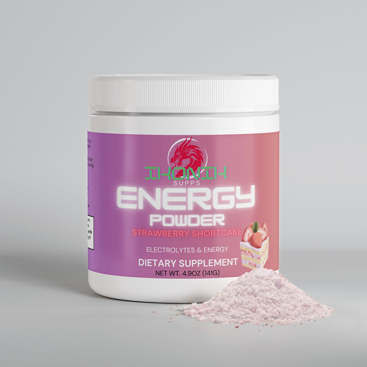 Energy Powder (Strawberry Shortcake)